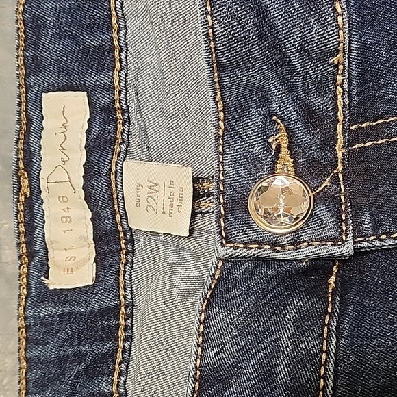 Size W22 1946 denim boot cut jeans - Picture 2 of 7